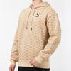 Puma Luxe Aop Hoodie With All-Over Logo Print Men Hoodie Khaki 534409-20