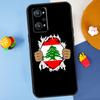 Lebanese Lebanon Flag For Realme 11 10 12 13 14 Pro Plus GT 5 6 6T GT7 Pro C61 C53 C51 C21Y C25S C55 C67 C75 Case