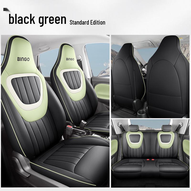 

JS Four Seasons Sporty Leather Seat Cushion for Wuling Bingo 11111