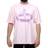 Puma Casual Breathable Sports Letter Print Round Neck Short Sleeve T-Shirt Unisex Tops Pink 625347-01