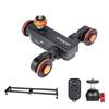 Andoer Camera Video Dolly Slider Kit with 3-wheel Auto Dolly Car 3 Speed Adjustable + 60cm/23.6in