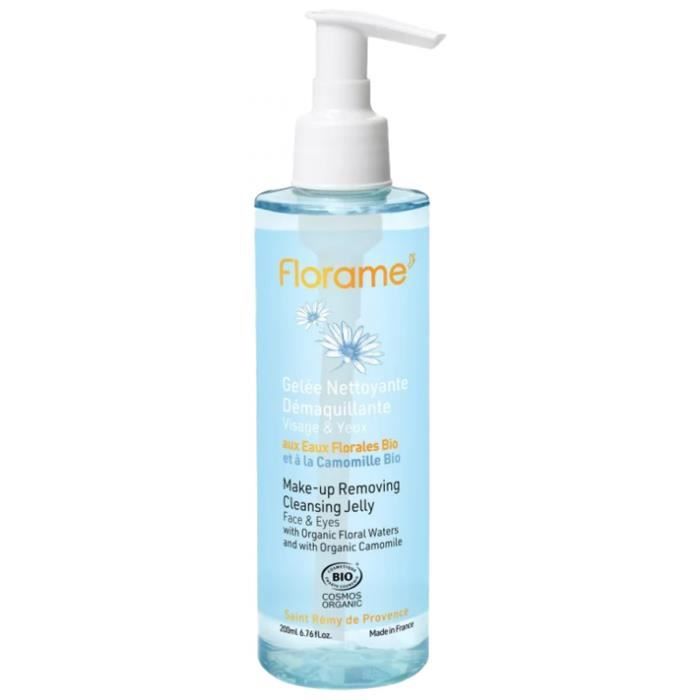Gelée Nettoyante Démaquillante - Florame - Eaux Florales et Camomille Bio - 200 ml
