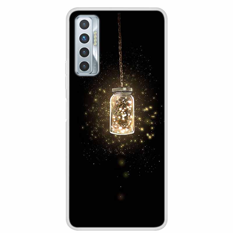 For Tecno Camon 17P Case Luxury Silicone TPU Soft Cover Phone Case For Tecno Camon 17 CG7 CG6 1 7 Coque Shockproof Cartoon Funda