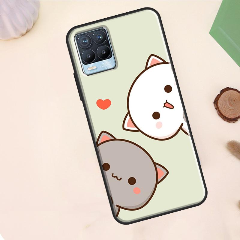 

Peach And Goma Cat Case For Realme C63 C61 C65 C67 C75 C55 C51 C53 C35 C71 11 12 13 14 15 Pro Plus GT6 GT7 Pro Realme C67 4G