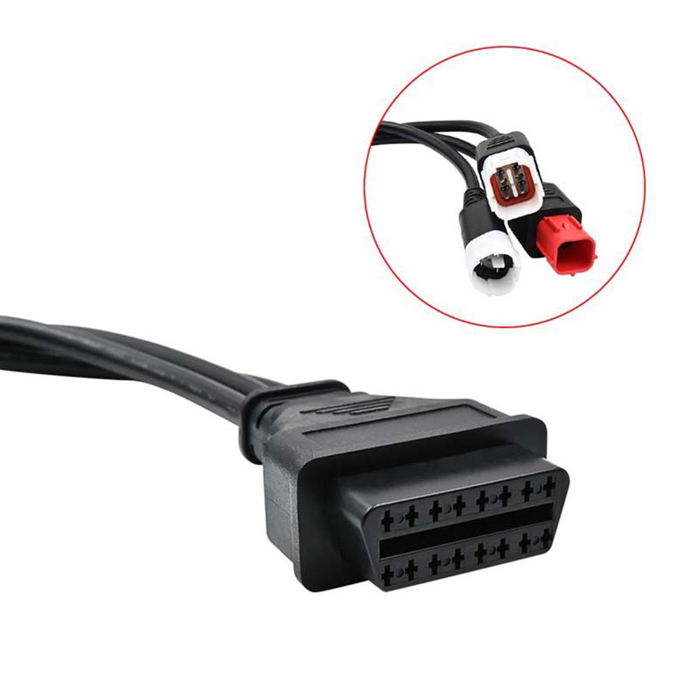 Car Male To Female 3pin 4pin For Yamaha 6pin For Honda To 16pin OBD 2 Extension Cable Electrical Equipment
