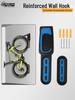 Wall-Mount Bike Rack: Sturdy Hook for Bicycle Parking and Display