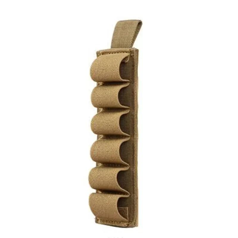 Outdoor 6-Hole Cartridge Bag Accessories, Gun Holster, Multifunctional Tactical Velcro, Bulk Tool, Shotgun Expansion Strap