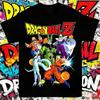 2026 Summer Dragon Ball Z Super Saiyan Goku Gohan Goten Back Print Vintage Oversized Unisex TShirt for DBZ Fans Ins