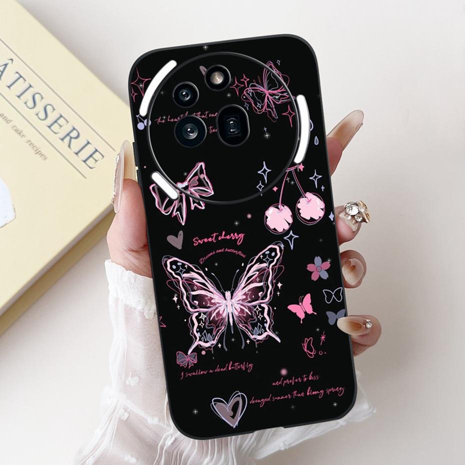 Fashion Design Phone Case For Nothing Phone (3a) Pro Phone3a Black Silicone Soft Cover For NothingPhone 3a 3 a Pro Cases Bumper