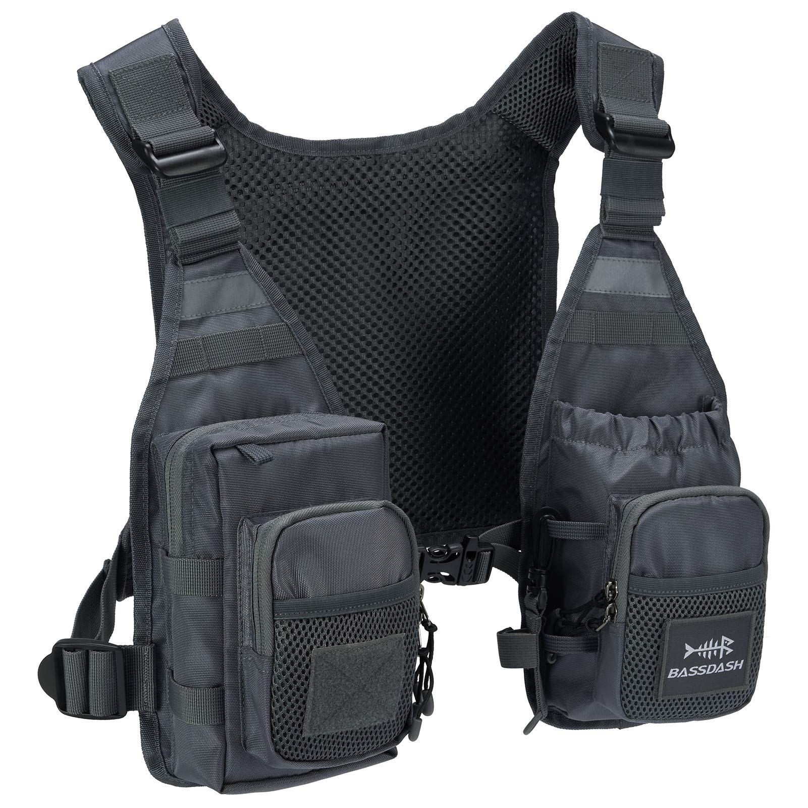 

Bassdash Fishing Fishing Fishing Short Game Vest FV08 Vest, Lightweight, Unisex, Vest, Vest, (No Buoyancy)