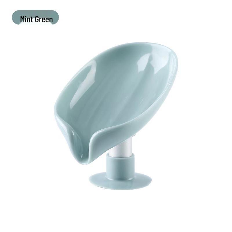 

Мыльница на присоске - Не стекающая, Наклонная для хранения на туалетном столике в ванной