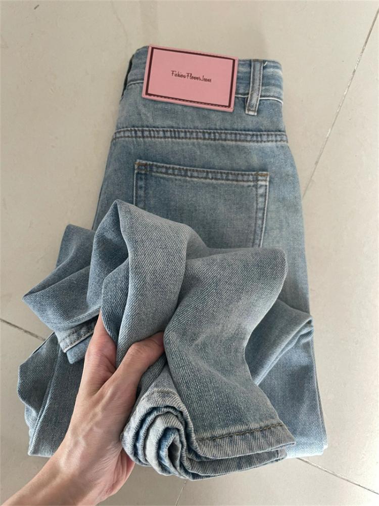 90s Harajuku Y2k Baggy Cargo Jeans Women Blue Vintage Chic Straight Denim Trousers Female Korean Fashion Aesthetic 2000s Jean Pants 2026 New