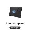 Car Leather Headrest Pillow Neck Lumbar Support Soft Lumbar Cushion Beige For Volkswagen VW Jetta Golf Beetle CC EOS MK2 MK4 MK5 HY3