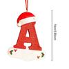 Christmas Tree Decoration Letter Pendant 26 Letters Home Holiday Acrylic Diy Pendant Xmas  New Year Decor Ornament Navidad