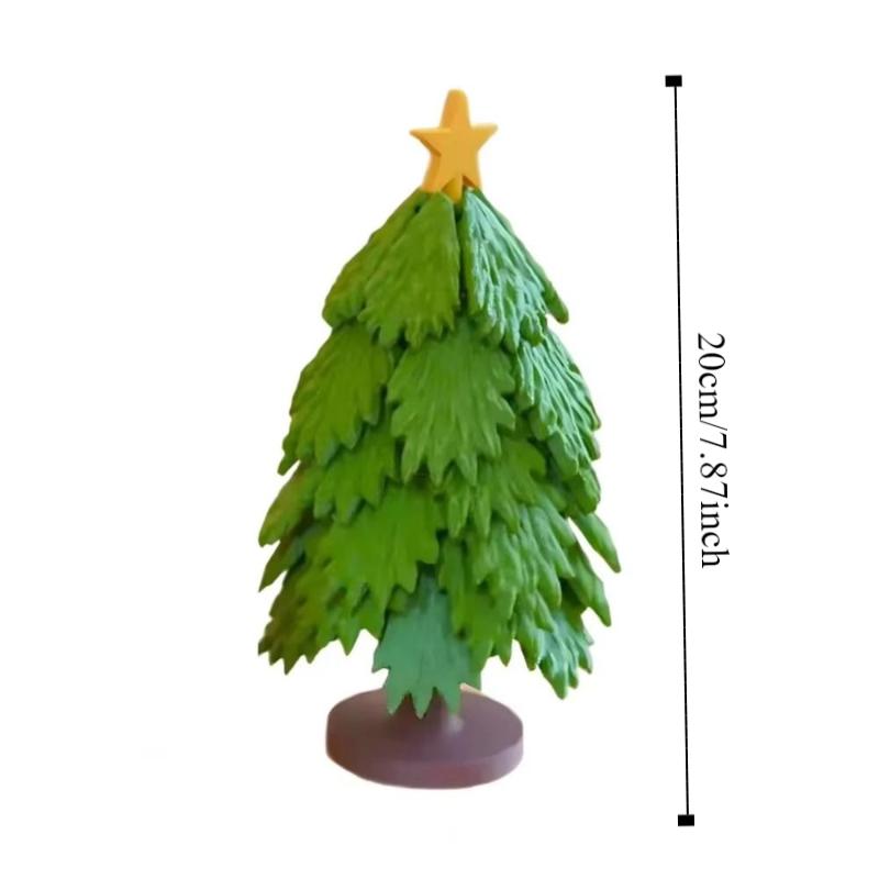 Press Christmas Tree Coaster Foldable Leaf Base Cup Mat Christmas Tree Quirky Toys Children Girl