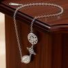 Stainless Steel Triple Protection Bracelet Witch Knot Virgin Mary Pentagram Tetragrammaton Three Types Amulet Jewelry for Women