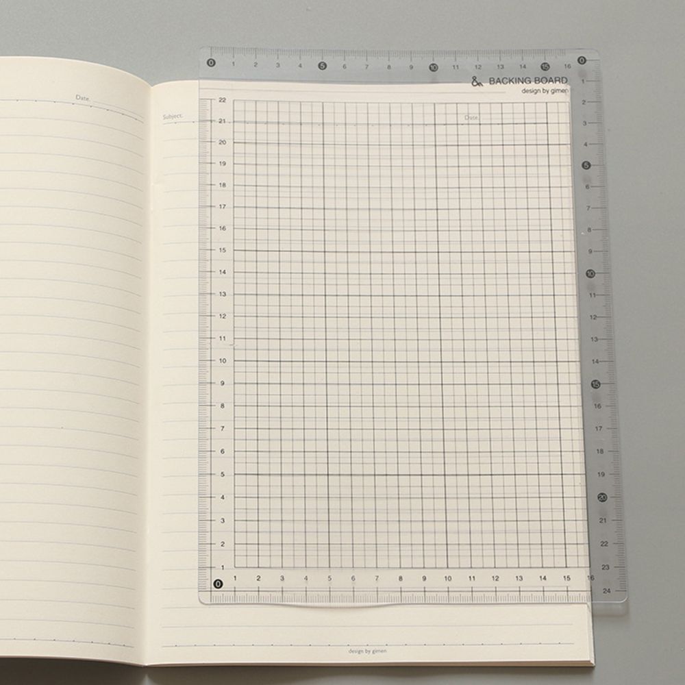 Measuring Supplies Transparent Drafting Grid Cutting Mats Ruler Board Drawing Clipboard Writing Pad