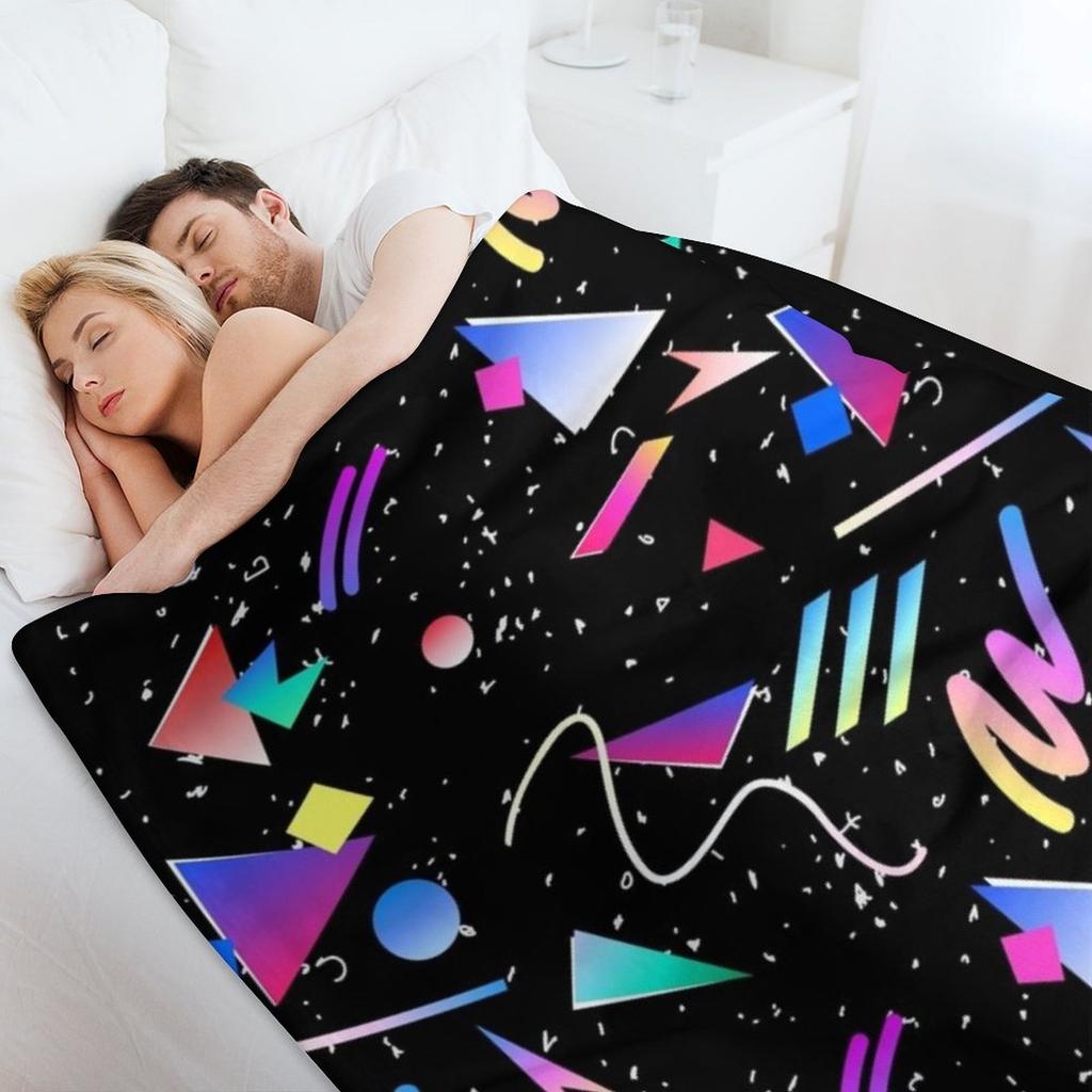 HELLO MEMPHIS (black) Throw Blanket Flannels Thins Soft Big Sofa Blankets