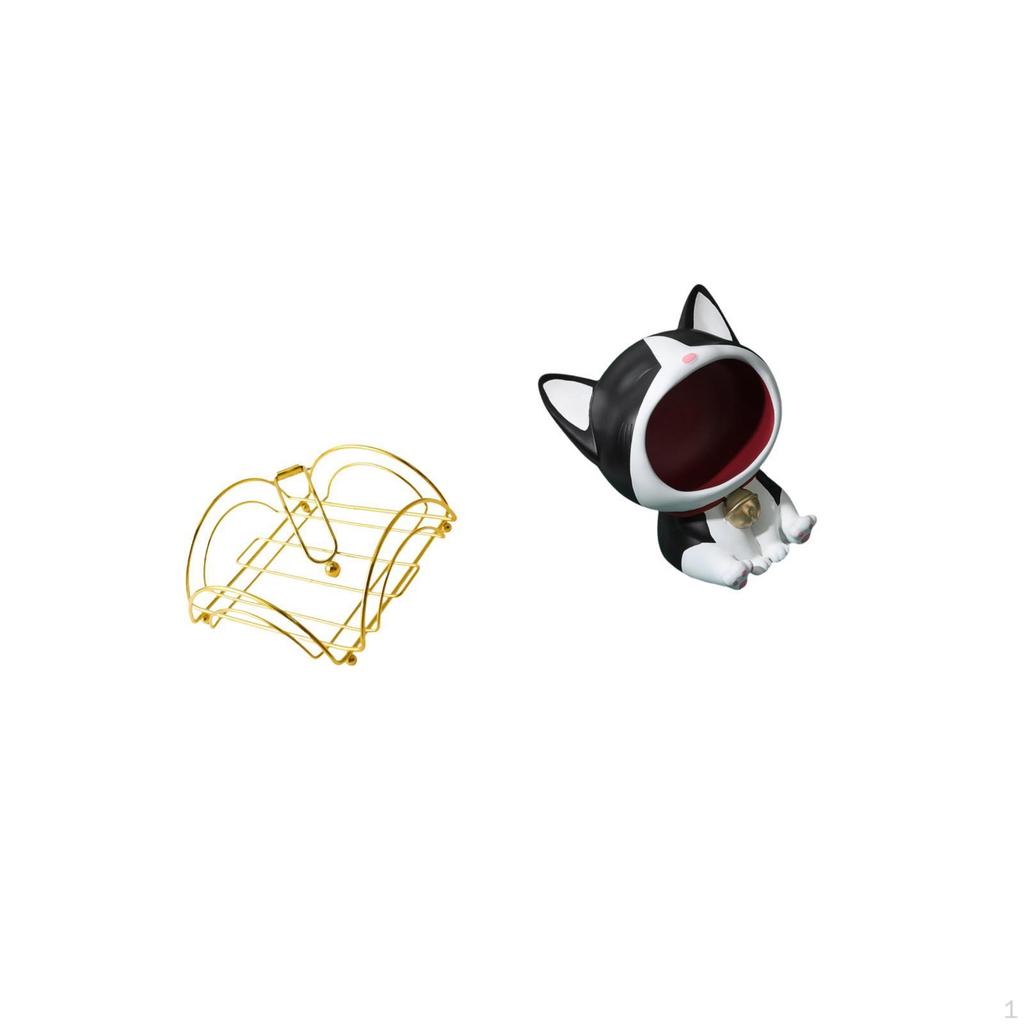 Elegant Cat Napkin Holder And Decorative Table Centerpiece with Weighted Arm for Hotel Bar Dinning