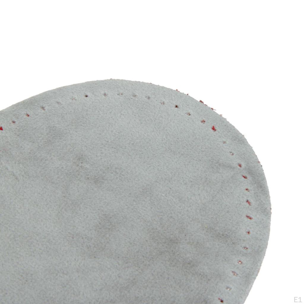 Piesele de jeans din piele intoarsa Gri 2 bucati Reparare blugi .5 inch pe 3.5