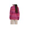 Levis FW22 Solid Striped Long Sleeve Crew Neck Knit Sweater Women Sweater Rose A3240-0006