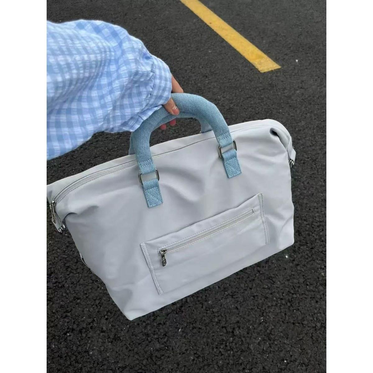 

Популярная многофункциональная нейлоновая сумка новая модная простая стильная темпераментная сумка через плечо кроссбоди женская сумка белый