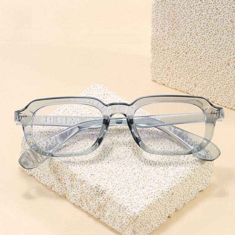 Men'S & Women'S Minimalist Versatile Plain Glasses Stylish Square-Frame Premium Comfort Anti-Blue Light Glasses Computer Goggles