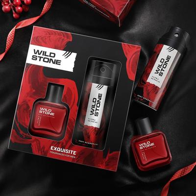 Wild Stone Perfume and Deo Gift Set for Men with Ultra Sensual Deodorant 150ml and Perfume 50ml | Perfume and Deo Combo|Premium Gift for Him