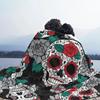 Sugar Skull Day Of The Dead Blanket Fleece Gothic Mexican Skeleton Halloween Soft Throw Blankets for Bed Bedspread