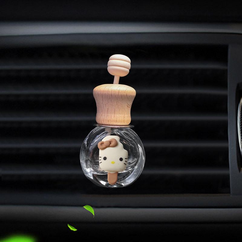 Cartoon Car Air Vent Perfume Bottle Ornament