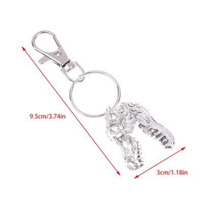Llavero Cráneo de Dinosaurio Tiranosaurio Rex Cyberpunk Gótico Animal Dientes Esqueleto Cráneo Joyería Gótica Regalo