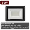 220V IP66 Waterproof Garden LED Spotlight 100W 50W 30W High Brightness LED Suitable for Outdoor Lighting in Garden Streets