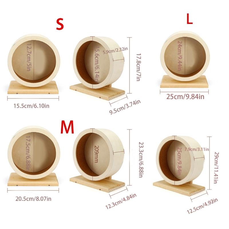 Křeček Běžecké kolečko Tiché Dřevěné Cvičební Váleček Hračka pro Malého Mazlíčka Fitness Zdraví Aktivita Kolečko pro Malé Zvíře