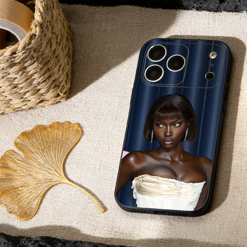 A-Anok Yai Couture Model Phone Case For iPhone 17, 16,15,14,13,12,11 X XR Plus,Others Soft Black Cover