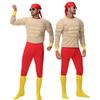Halloween Party Outfit With Polyester Material Funny Muscle Suit For Cosplay Event