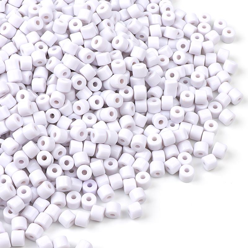 Bunte zylindrische Acrylperlen zur DIY-Schmuckherstellung