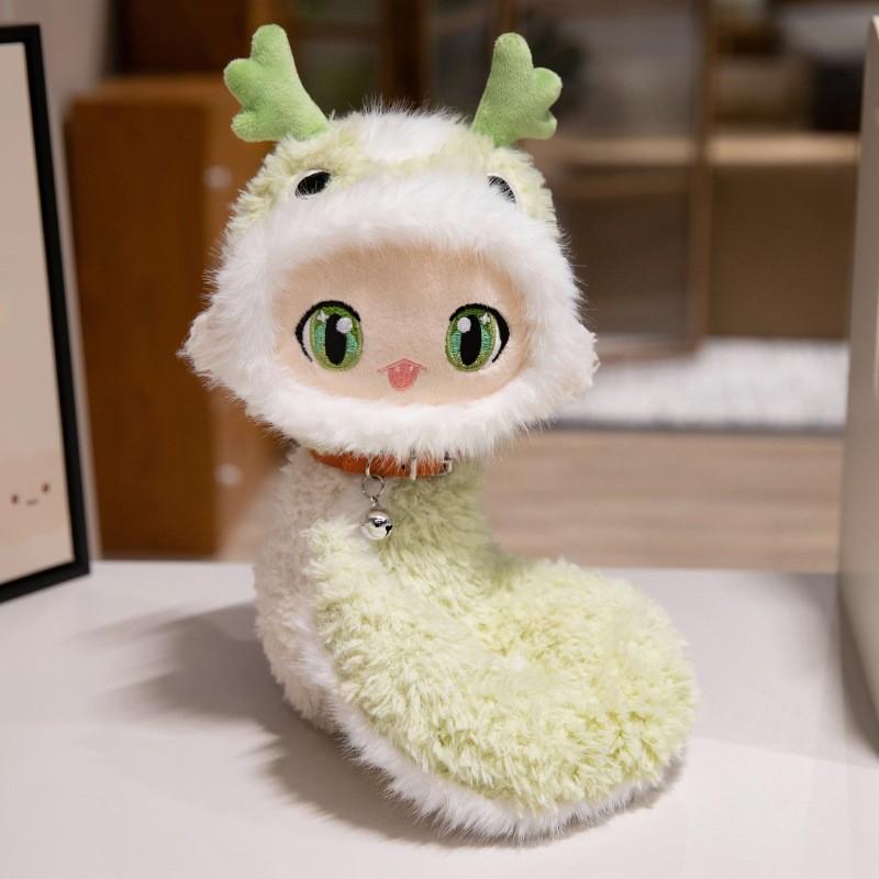 Plush Snake Vibrant Toy Cute Baby Snake Doll With Pp Cotton Perfect For Gifts