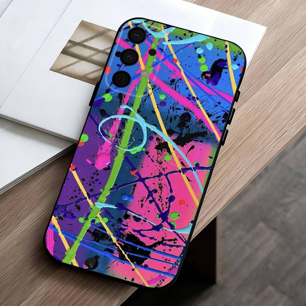 Cool C-Colorful G-Graffiti  phone Case For Samsung Galaxy A73,A72,A71,A70,A53,A52,A51,Others Soft Black Shell