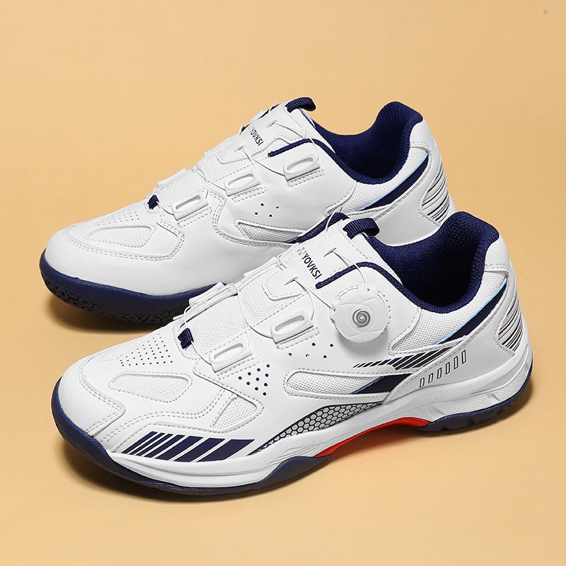 Fashion Unisex Sneakers Lightweight Stable Non Slip Tennis/badminton Shoes Knob Buckle Durable Men's and Women's Running Shoes
