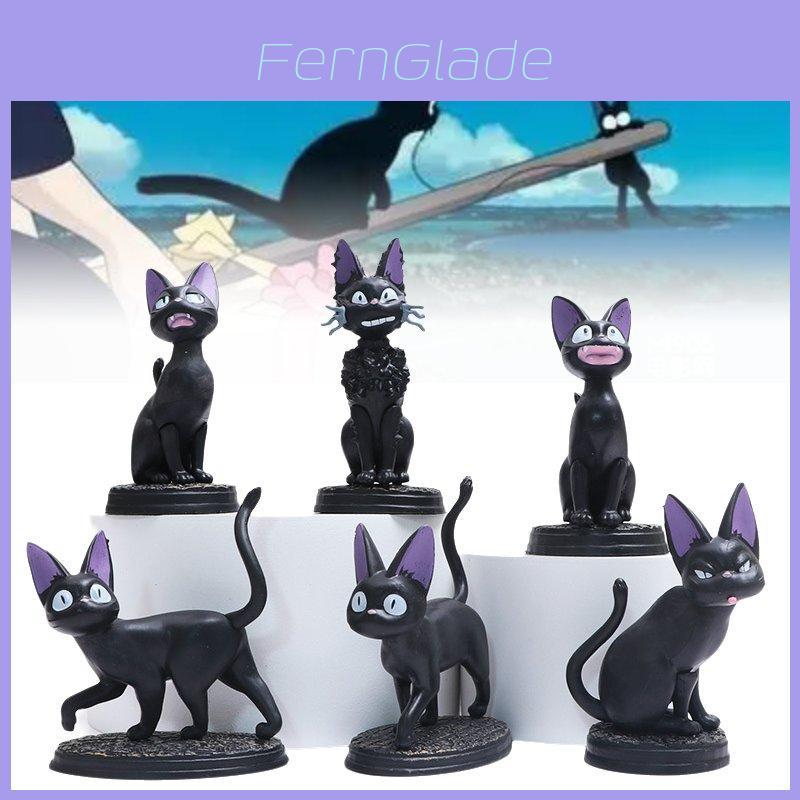 Adorable Black Cat Gigi Plush Figure Collectible Doll Toy For Kids And Adults