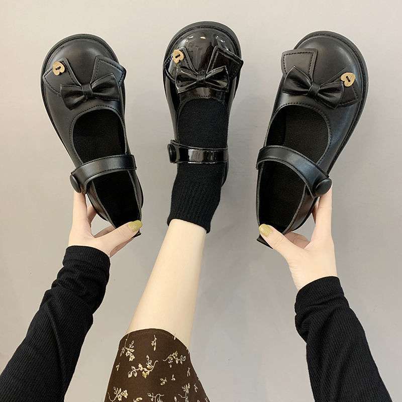 Small leather shoes women's British style Japanese JK uniform retro college style Lolita Mary Jane autumn Korean version of small leather shoes