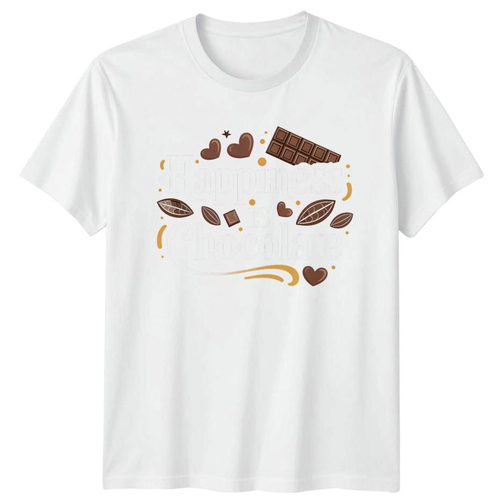 Happiness Is Chocolate TShirt Chocolate Lovers Confectionery S