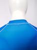 Costume da bagno intero da uomo a colori sfumati S-3XL Manica corta Zip frontale Pantaloncini a pantaloncino Tuta Rash Guard per Surf Nuoto Subacquea