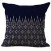 Retro Blue and White Porcelain Pillowcase Geometric Printed Cotton and Linen Sofa Pillowcase Bathroom Sofa Decorative Pillowcase