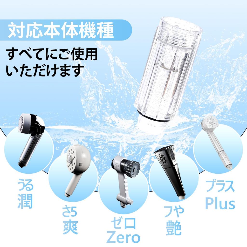 Tornado Stick Shower Water Filter Cartridge - Chlorine Removal, Eco-friendly Water Saving, Skin Beautifying Effect, Ultra-Fine Filter, Scalp Warmth, E