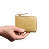 Bellroy L-Pocket Compact Zipper Wallet with Card Pockets, Coin Purse, and Key Storage - Mustard