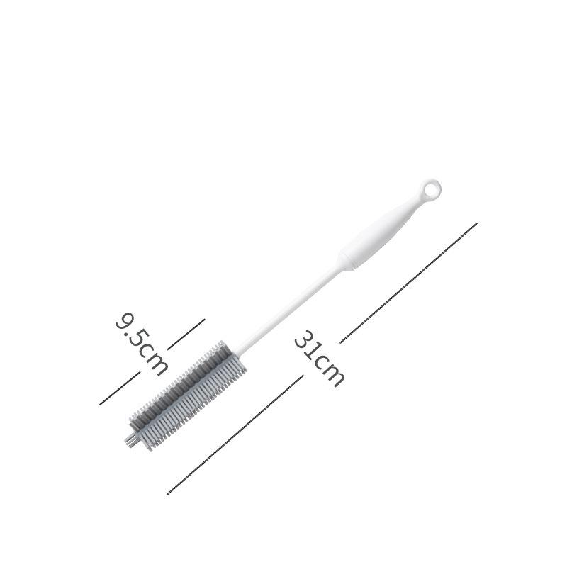 Long Handle Silicone Glass Cleaning Brush Silicone Cup Brush