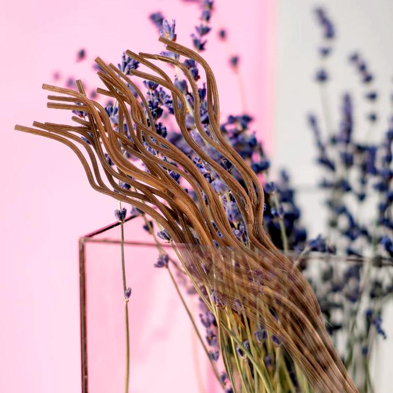 20 buc Bețișor Difuzor Lung Ondulat Ratan Reed Aromaterapie Ratan Aromă Parfum Difuzor Rezervă de Înlocuire Bețișor Odorizant de Aer