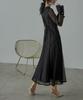 Niana Geometric Party Wedding Black Size S Back-Open Dress, Dress, Dress, Lace,