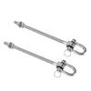 2 Pcs Heavy Duty Bearing Swing Hangers 304 Stainless Steel Swing Hooks 1800mm D Type for Yoga Hammock Chair